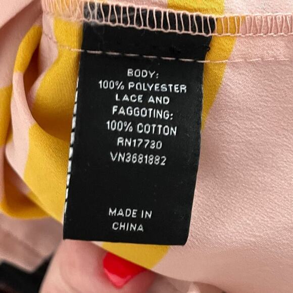 Jason Wu for Target Striped Sleeveless Collared Pleated Shift Mini Dress Sz S - Picture 6 of 6